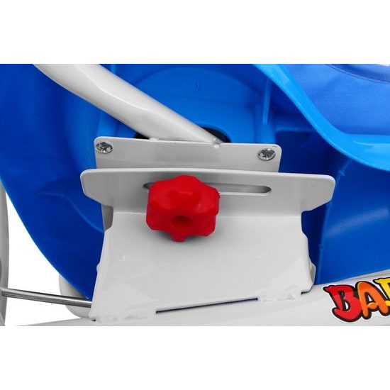 Dětská tříkolka s vodící tyčí Slon modrý