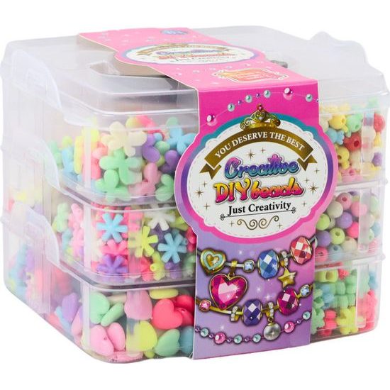 Velká sada na výrobu šperků DIY Beads 1620 kusů