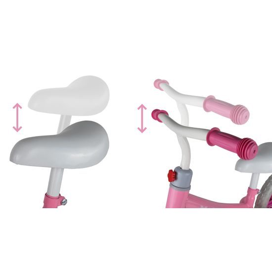 SMONTOVÁNO Dětské odrážedlo Trevis 12" růžové
