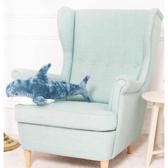 Plyšový žralok Leny 60 cm - modrý