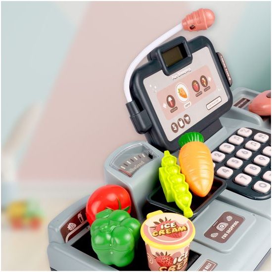 Dětská elektronická pokladna s váhou a pohyblivým pásem Fun Shopping