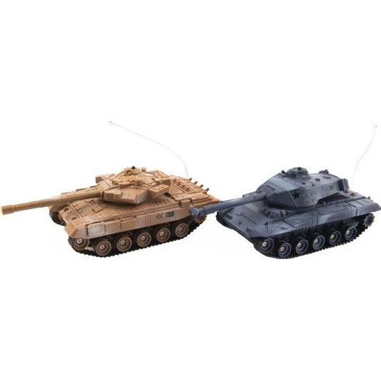 Tank RC 2ks 25cm tanková bitva + dobíjecí pack