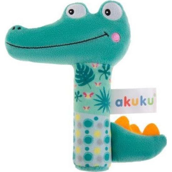 Plyšové chrastítko Krokodýl