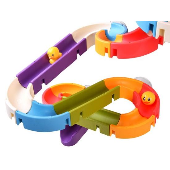 Dětská kuličková dráha do vany Kačenky 66 dílků