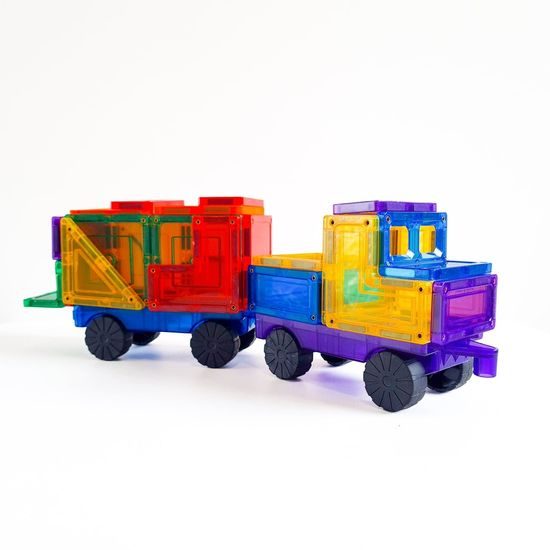 Learn & grow toys Magnetické dlaždice AUTA rozšiřující set (28 kusů)