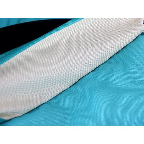 Alice moderní hluboký kočárek pro panenky 4544 tyrkysový