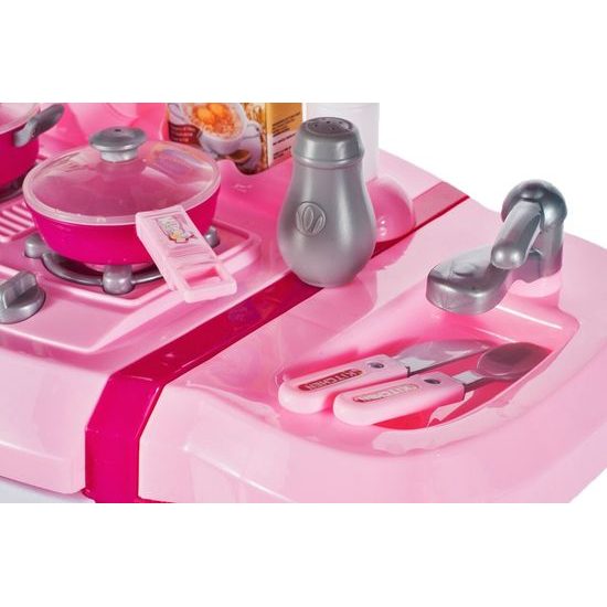 Detská kuchynka so zvukmi a svetlom Interest Kitchen - ružová