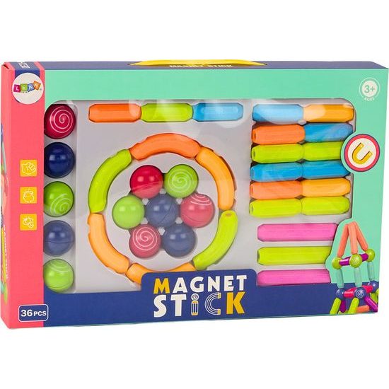 Magnetická stavebnice Magnet Sticks 36 dílků
