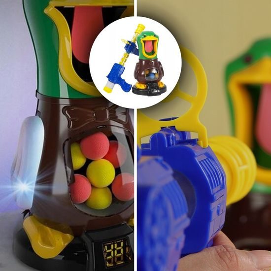 Dětská hra Hladová kachna - střelba na cíl