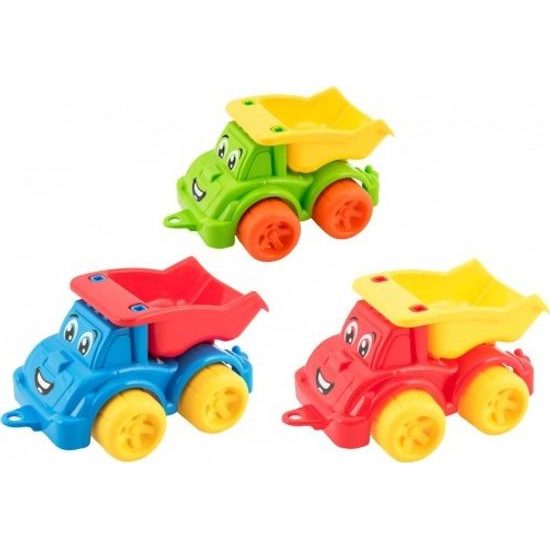 Stavební auto - sklápěčka kamion - mix 3 barvy
