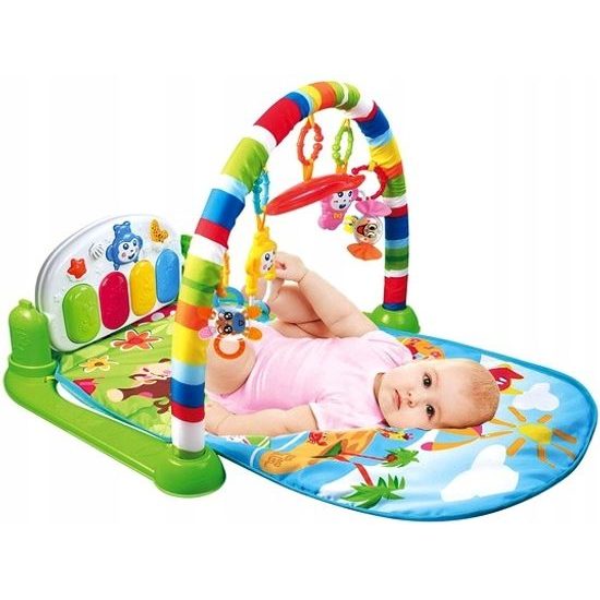 Doris hrací deka s hrazdou, piankem a projektorem Baby Mat