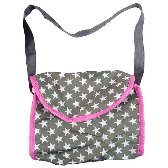 Alice kočárek pro panenky kombinovaný 5246W šedo-růžová