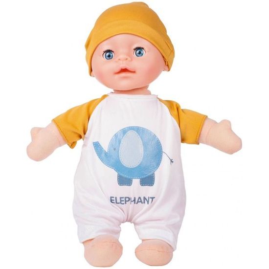 Plyšová mluvící panenka s oblečením Baby Elephant 30 cm