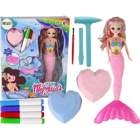 Sada na vykopávaní pokladů s mořskou pannou