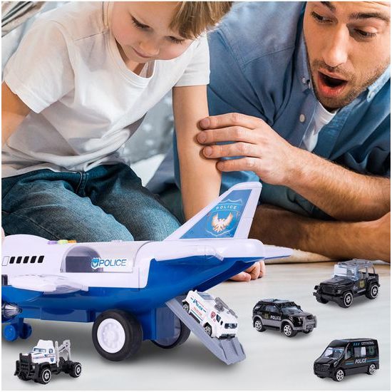 Interaktivní letadlo s autíčky, světly a zvuky A380