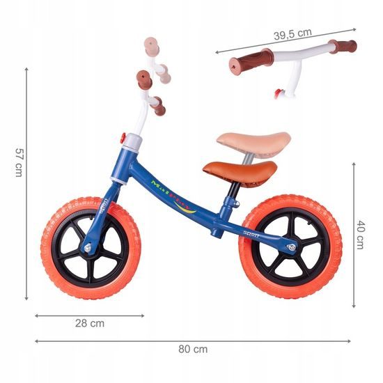 Detské odrážadlo Trevis 12" modré