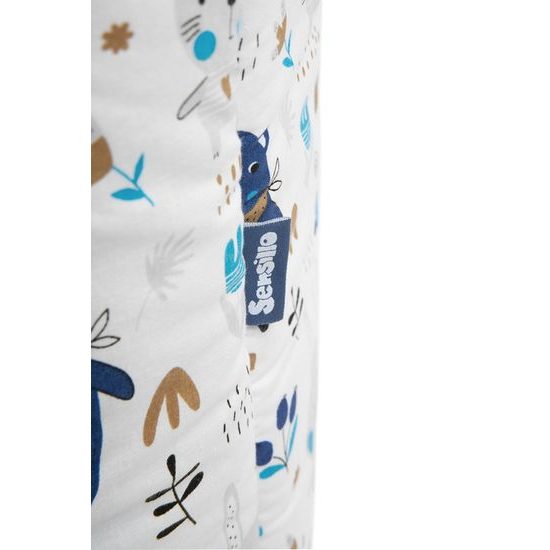 Bavlněný koš na hračky zvířátka šedá