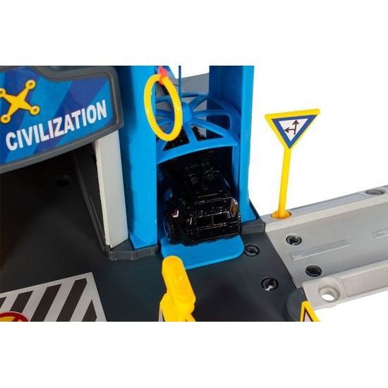 Policejní centrum s dráhou, autíčky a helikoptérou Police Station