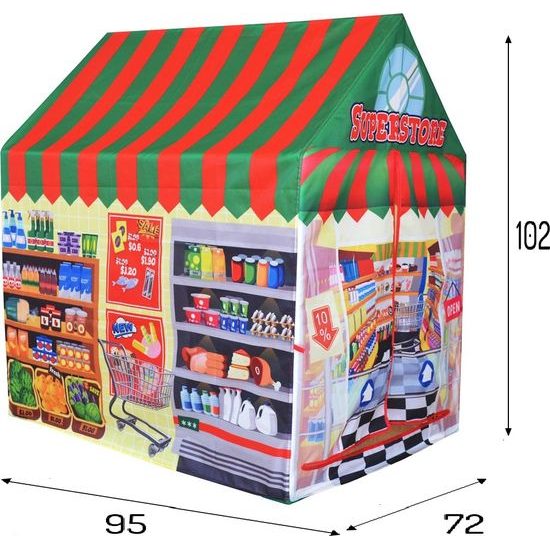 Ecotoys dětský stan Supermarket