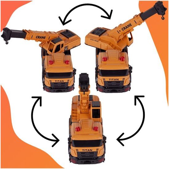 Robot transformer - jeřáb 2v1 Titan na dálkové ovládání