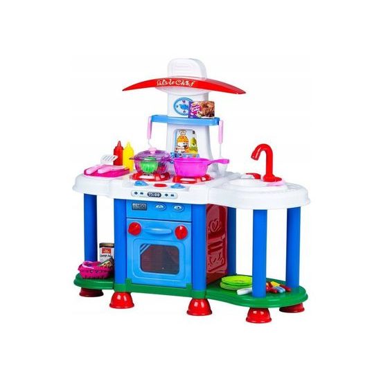 Velká dětská kuchyňka se zvuky a světlem - modrá