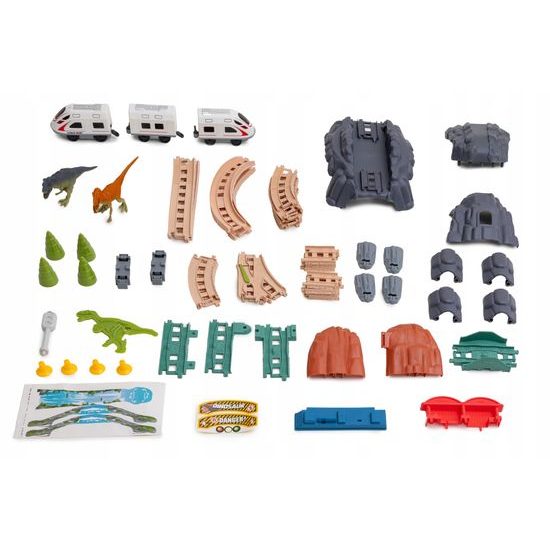 Doris vláčkodráha na baterie s dinosaury Smart Train