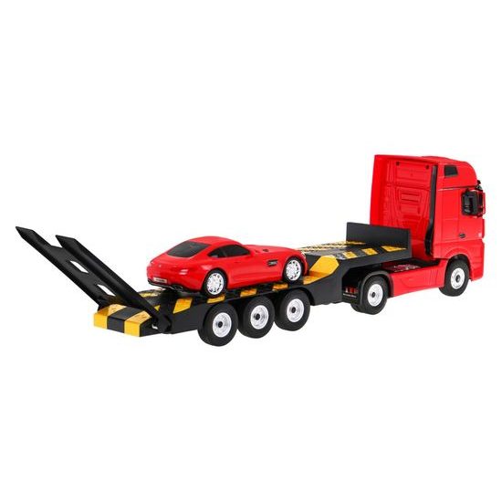 Rastar autíčka na dálkové ovládání Mercedes Benz Actros 1:26 + AMG GT 1:24