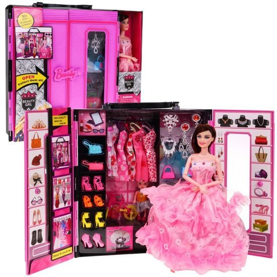 Majlo Toys panenka se šatníkem a doplňky Beauty Wardrobe