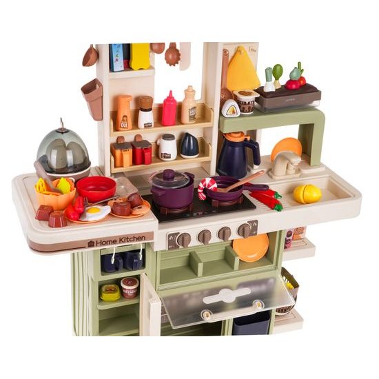 Dětská kuchyňka XXL se zvuky, tekoucí vodou a párou Spray Kitchen