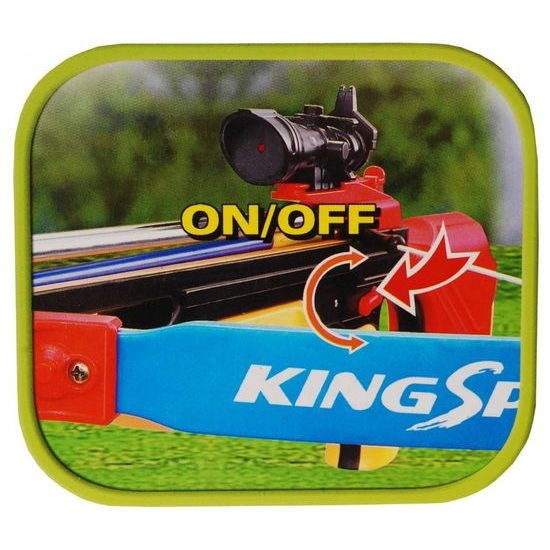 Dětská kuše Kings Sport se 3 šípy, terčem a stojanem