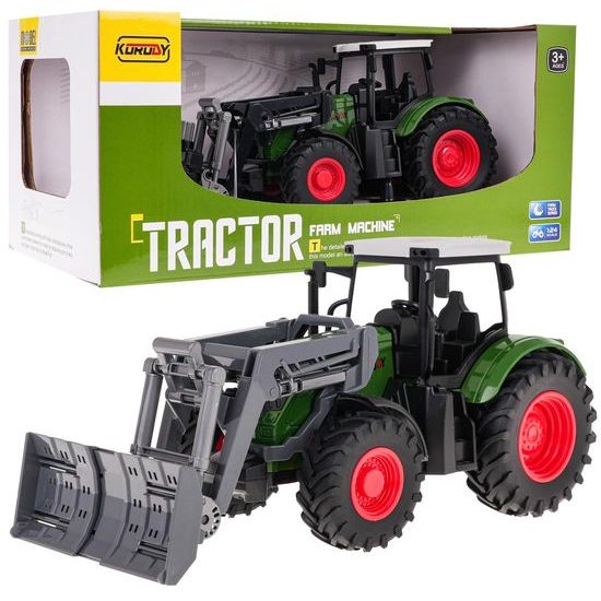 Dětský traktor s přední radlicí v měřítku 1:24