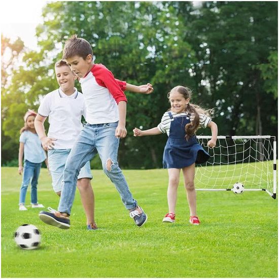 Fotbalová branka 2v1 s míčem 92x61 cm