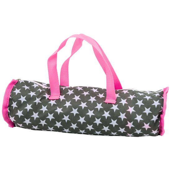 Alice postýlka pro panenku 7701 šedo-růžová