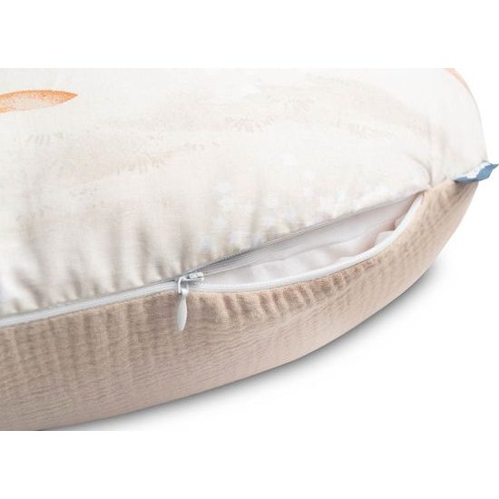 Kojící polštář Lesní zvířátka, meruňková