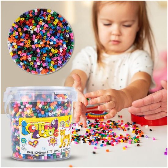 Náhradné korálky na žehlenie Iron Beads 8000 kusov priemer 0,5 cm