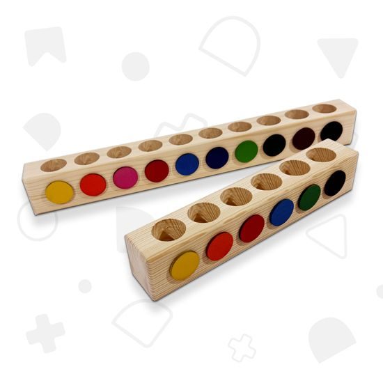 Dřevěný organizér - pastelkovník 6
