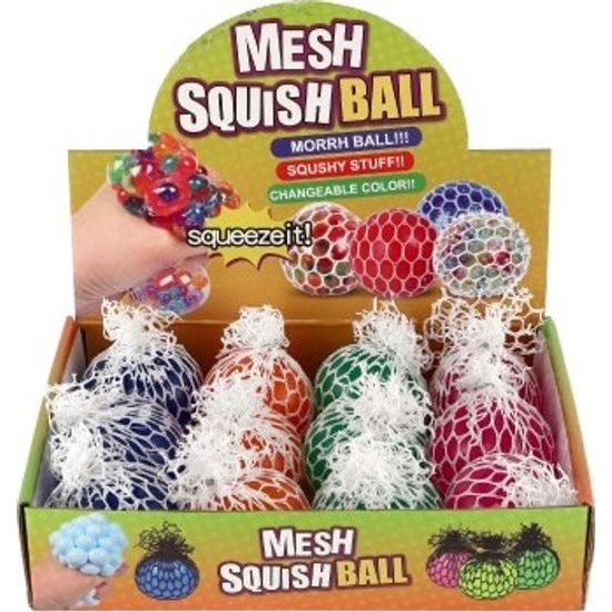 Míček antistresový mačkací - mix 4 barvy