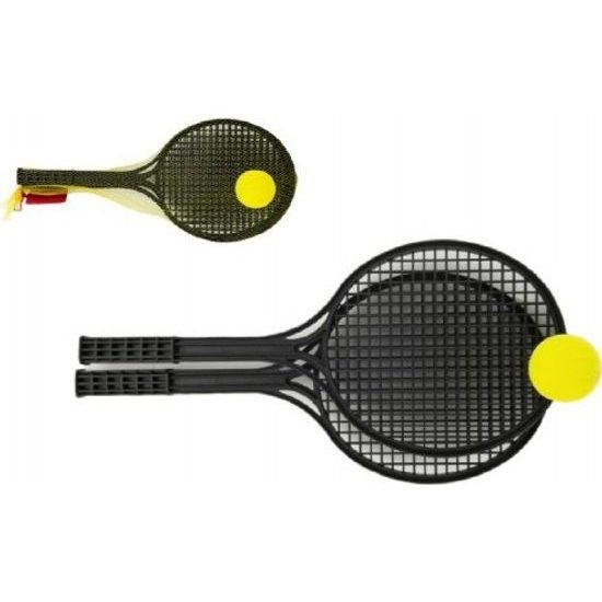 Soft tenis černý + míček