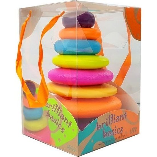 Pyramida z barevných kroužků