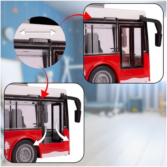 Dětský autobus se světlem a zvuky City Bus 1:16