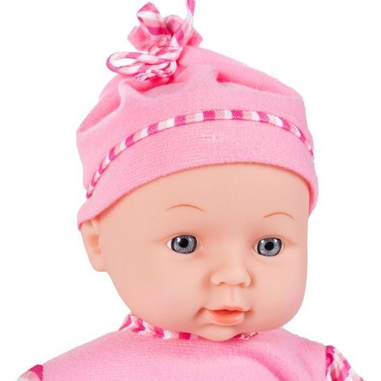 Mluvící panenka s oblečením Baby May 34 cm