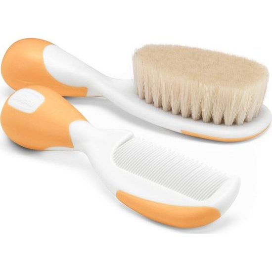 Hřeben a kartáček - oranžová
