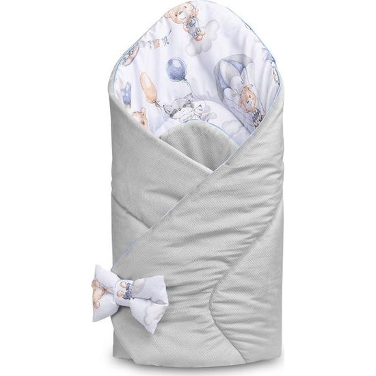 Sensillo Zavinovačka Velvet let balónem šedá