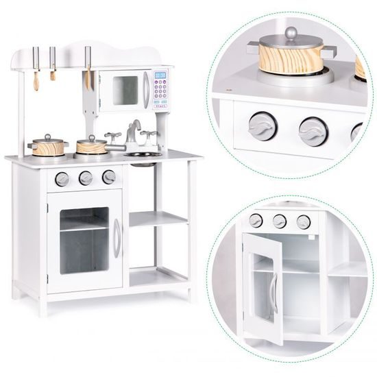 Dětská dřevěná kuchyňka White Kitchen