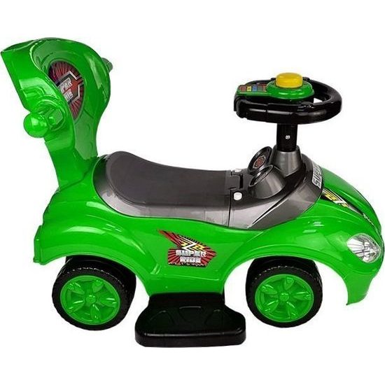 Odrážedlo s posunovačem 3V1 zelené