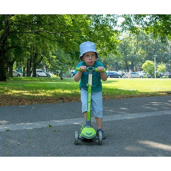 Dětská koloběžka Milly Mally Scooter Boogie zelená