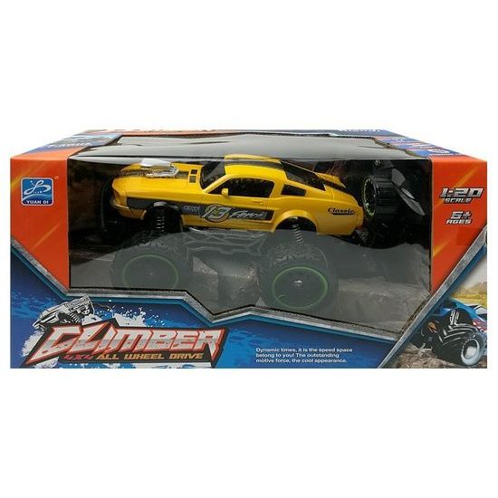 Auto na dálkové ovládání Climber žluté 1:20