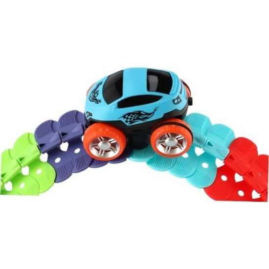 Barevná Autodráha 92 ks + auto na baterie