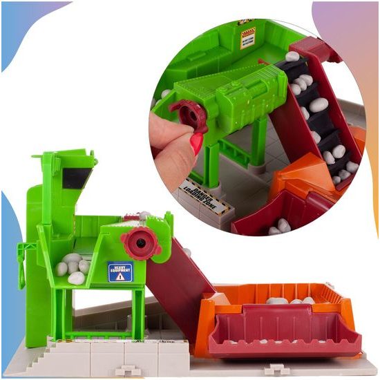 Dětská XXL vláčkodráha na baterie Power World 1067 cm