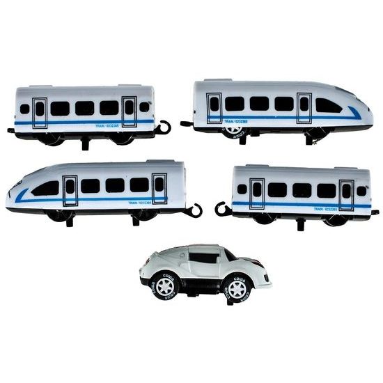 Dětská XXL vláčkodráha s autodráhou Speed Racing 600 cm